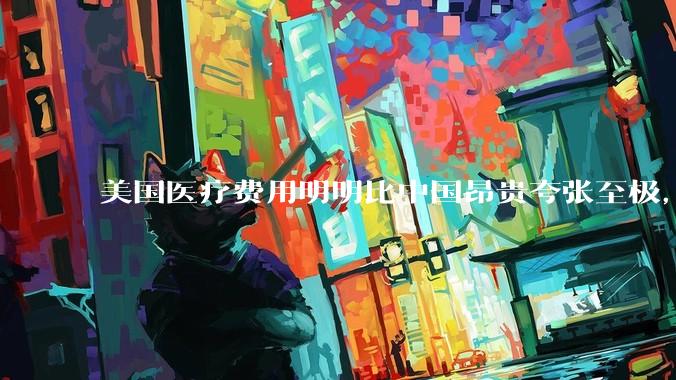 美国医疗费用明明比中国昂贵夸张至极，但为何官媒只说美国治安，却几乎极少提及美国糟糕透顶的医疗?