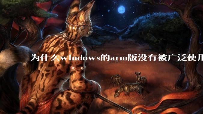 为什么windows的arm版没有被广泛使用？