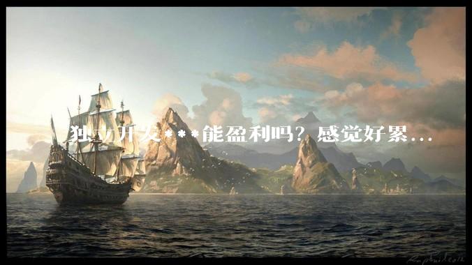 独立开发***能盈利吗？感觉好累...